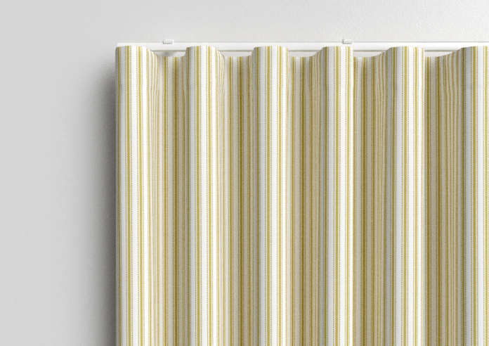 Lace Stripes, Saffron - Made to Measure Curtains - Image 13